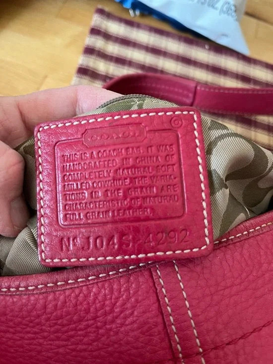 Coach SoHo Hobo Shoulder Bag Pebbled Leather Vintage - Picture 15 of 15